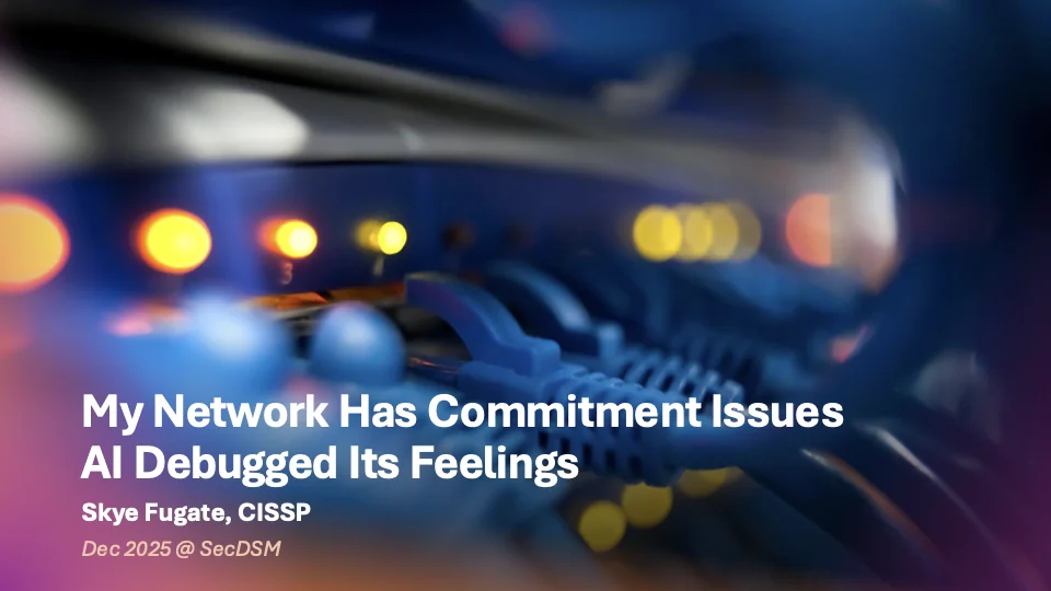 My Network Has Commitment Issues: AI Debugged Its Feelings